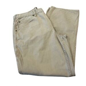C.E. SCHMIDT WORKWEAR Women’s Tan Canvas Cargo Pants Size 36x30